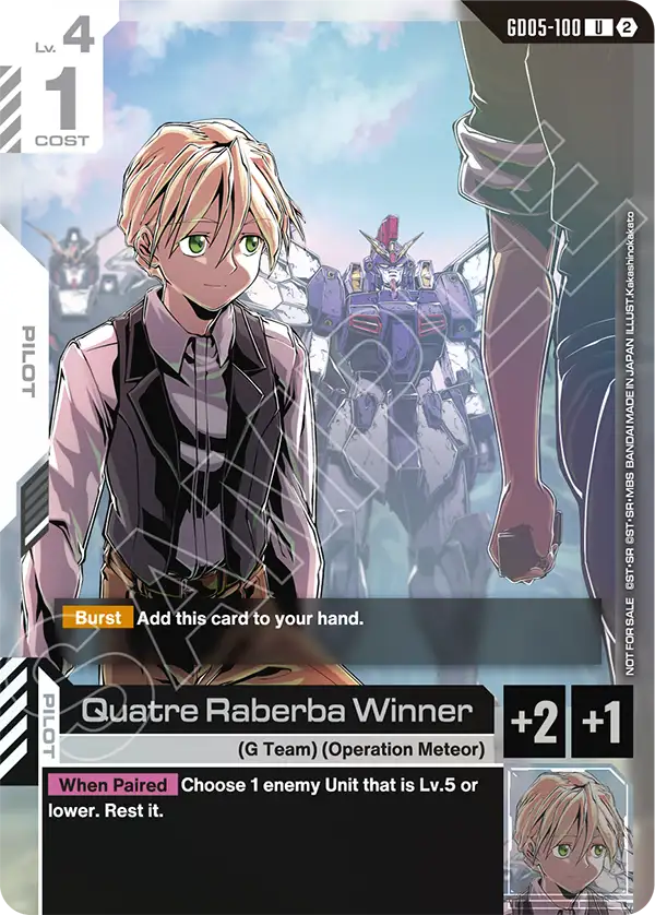 Quatre Raberba Winner