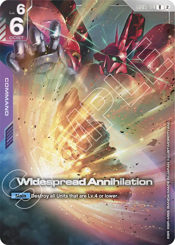 Widespread Annihilation
