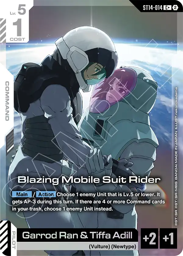 Blazing Mobile Suit Rider