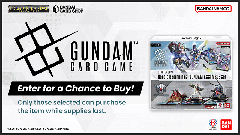 GUNDAM CARD GAME products are now on Premium Bandai USA! | GUNDAM CARD GAME  Official Website