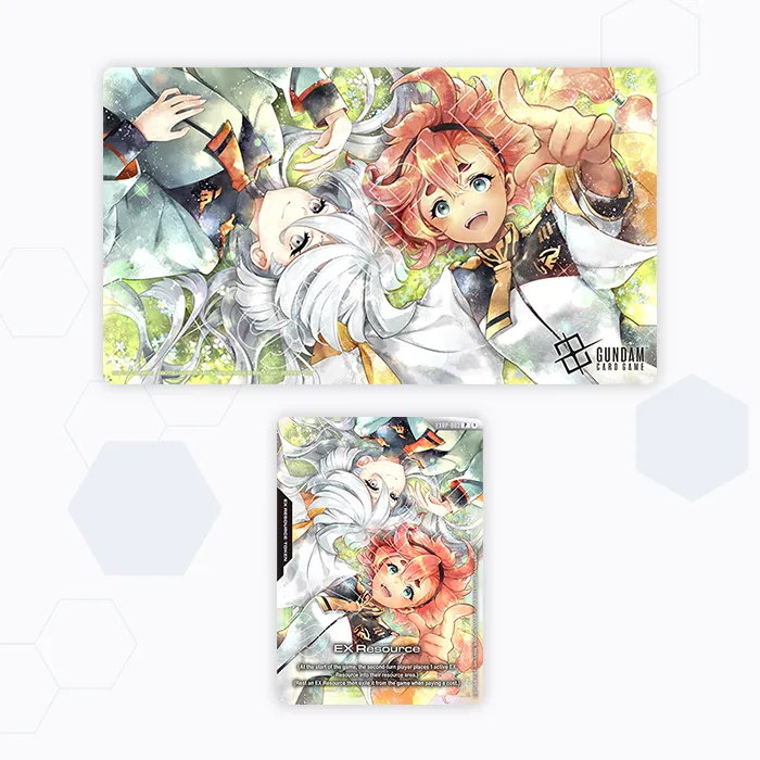 Official Playmat and Card Set Suletta & Miorine [EVX02]​