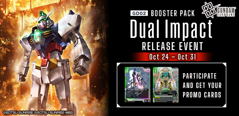 gundam card game dual impact booster box preorder Mobile Suit Gundam Easy to learn Dual Impact [GD02] | GUNDAM
