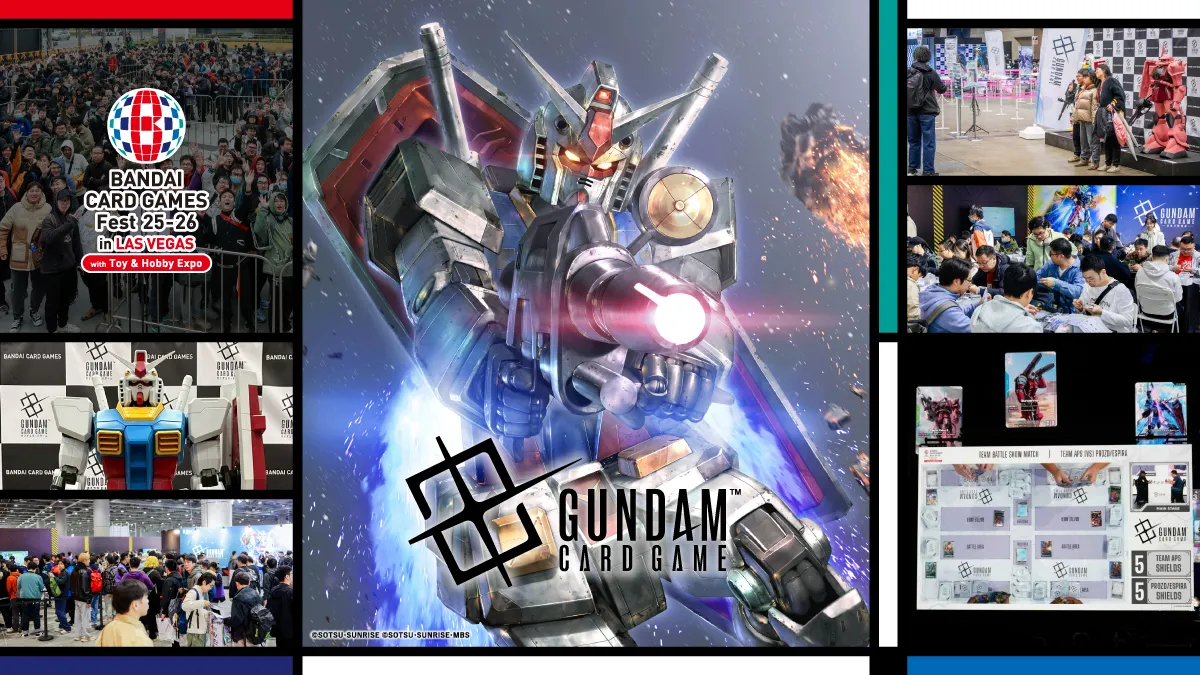 BANDAI CARD GAMES Fest 25-26 in Las Vegas with Toy and Hobby Expo 