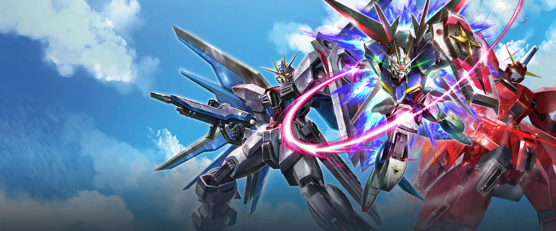 {t}Destiny Ignition [ST09]{t}
"Mobile Suit Gundam SEED DESTINY" joins the game.
An ultimate deck that lets you jump straight into full‑scale battles.
Combine the powers of Kira, Athrun, and Shinn, and charge into combat.
{d}Release Date: March 28, 2026{d}